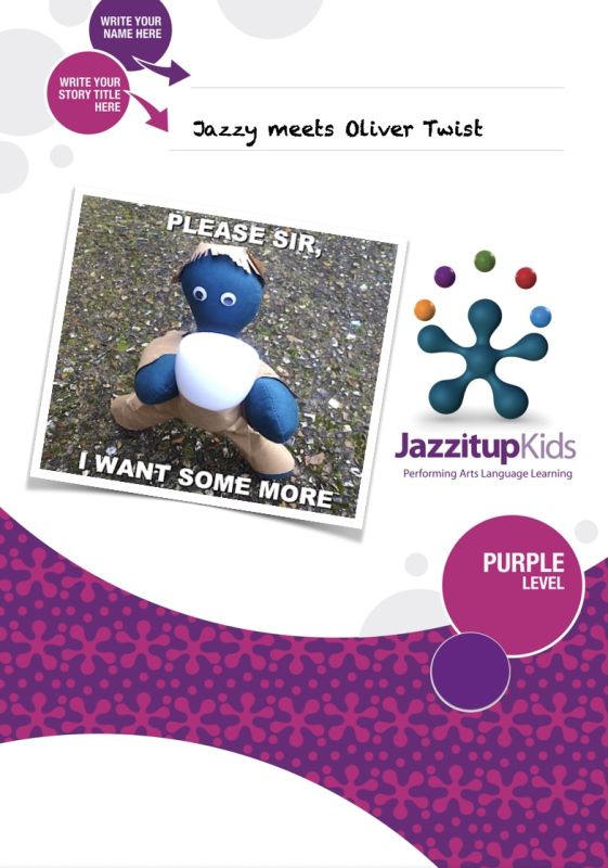 Purple Age Level at Jazzitup Kids English Language Course Purple Age Level workbook at Jazzitup Kids English Language Course