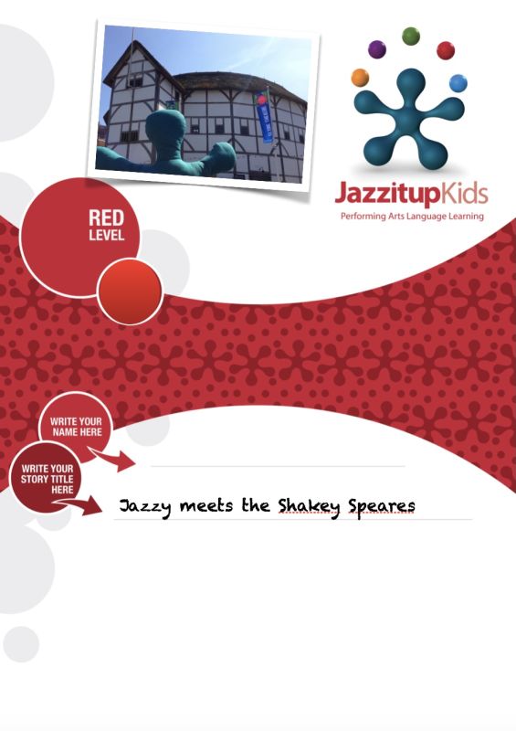 Red Age Level at Jazzitup Kids English Language Course Red Age Level workbook at Jazzitup Kids English Language Course