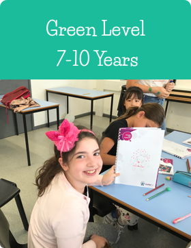 Green Age Level at Jazzitup Kids English Language Course