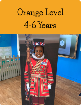 Orange Age Level at Jazzitup Kids English Language Course