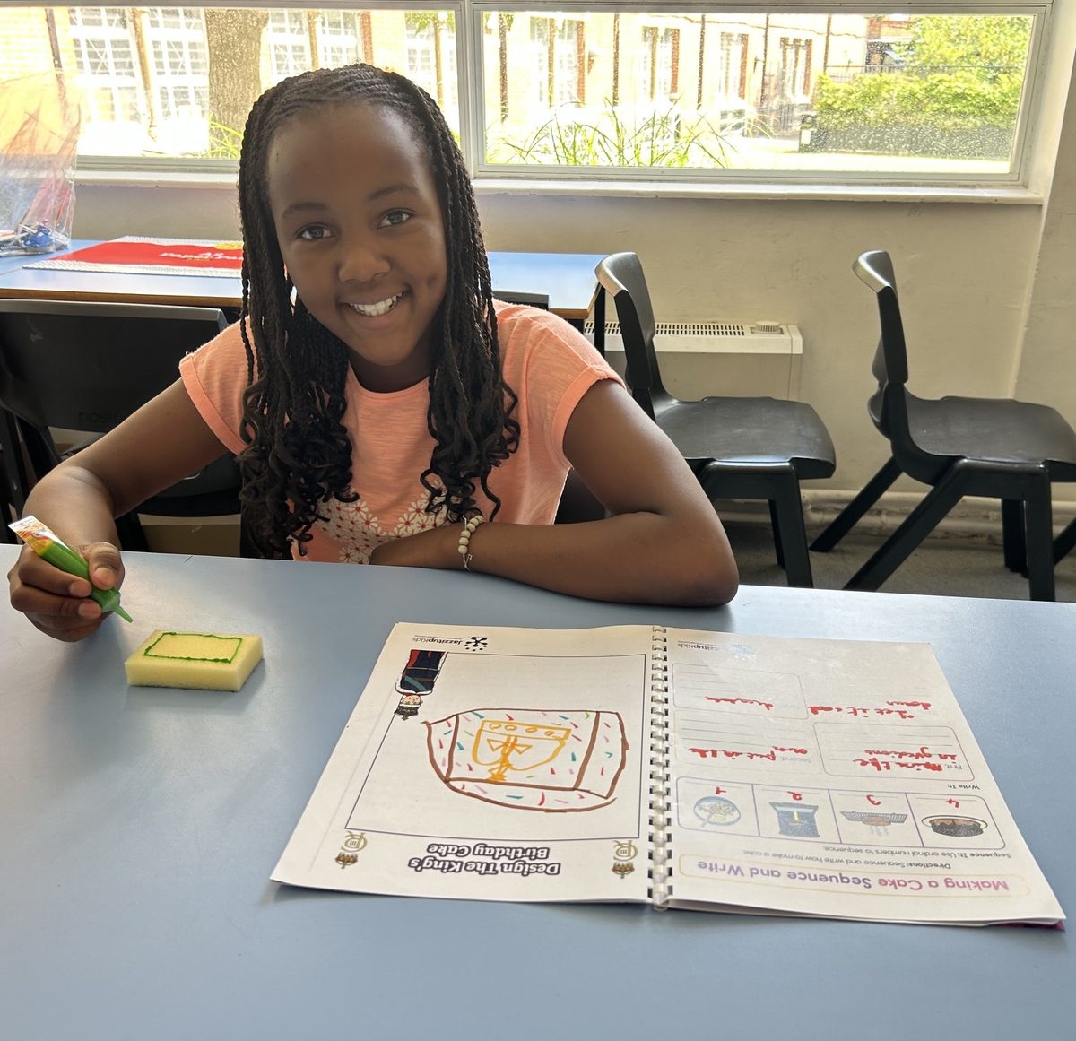 Learning activity at Jazzitup Kids London holiday camp